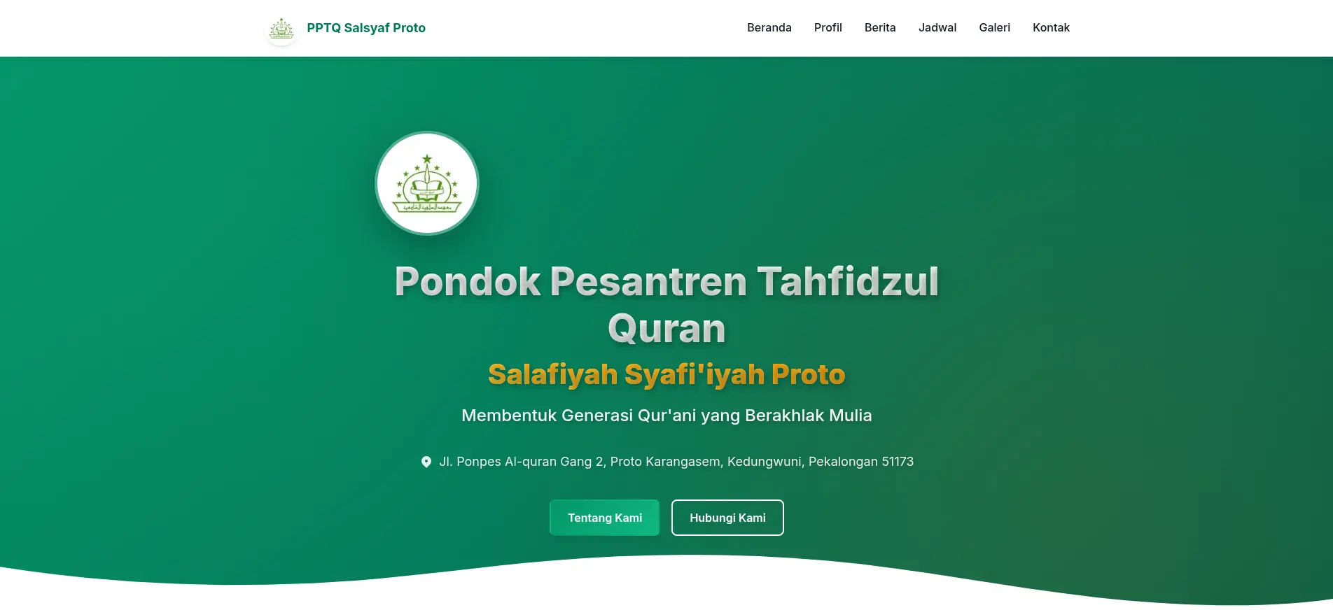 Profil Pondok Pesantren Salsyaf